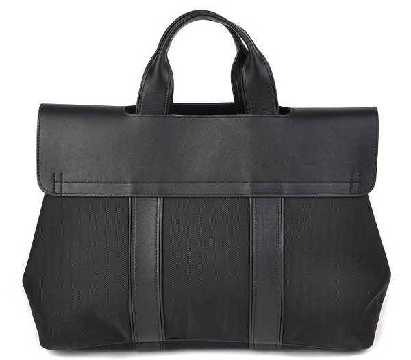 Best Hermes Canvas Handbags Black 509001 - Click Image to Close